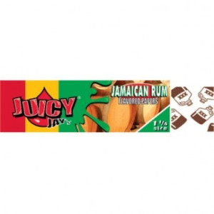 Juicy Jay's ochucené krátké papírky, Jamaican rum, 32 ks v balení