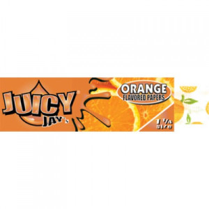 Juicy Jay's ochucené krátké papírky, Orange, 32 ks v balení