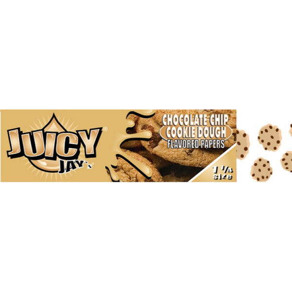 Juicy Jay's ochucené krátké papírky, Chocolate chip, 32 ks v balení