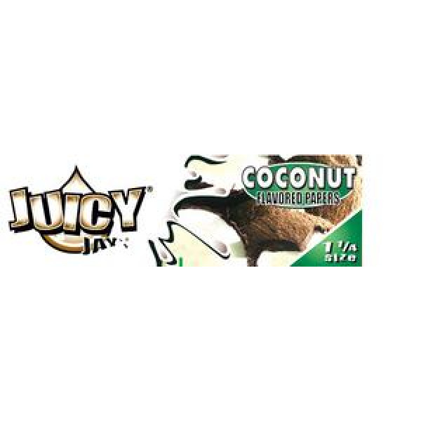 Juicy Jay's ochucené krátké papírky, Coconut, 32 ks v balení