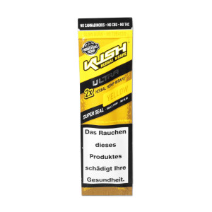 Kush Herbal Hemp Blunt Wraps Ultra Yellow 2 ks