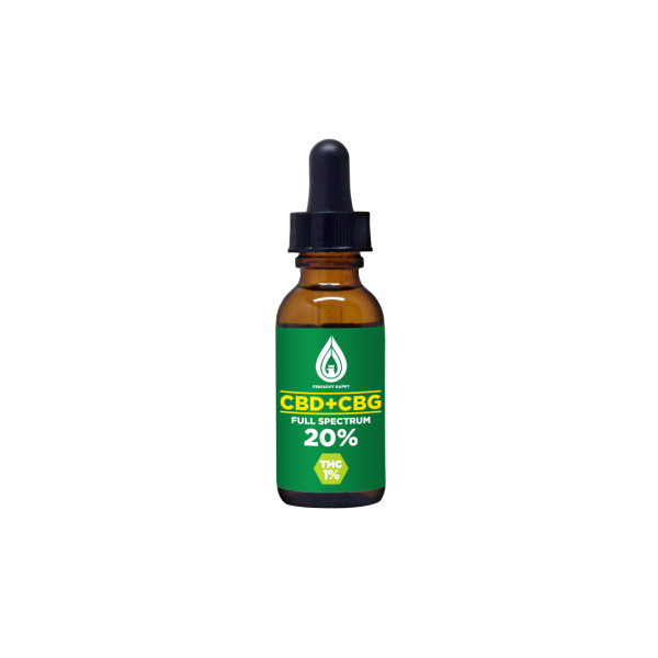 Fénixovy kapky 20% - CBD 10% + CBG 10%, THC 1%, 10ml
