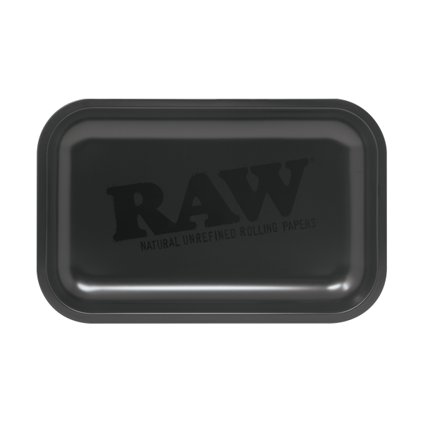 Rolovací podnos RAW Black Matte Murdered Rolling Tray, 1 ks