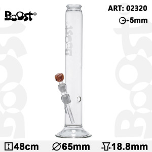 Skleněný bong Boost Cane, 48 cm, 1 ks