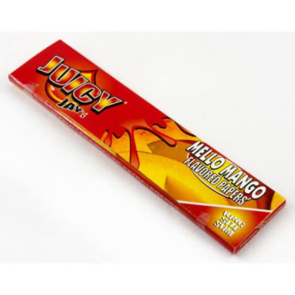 Papírky JUICY JAY'S King Size, Mango, 32ks v balení