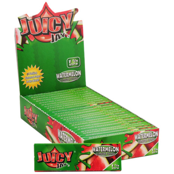 Juicy Jay's ochucené krátké papírky, Watermelon, 32ks v balení | box 24ks