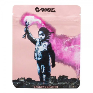 Zip sáček G-Rollz | Banksy's Graffiti 'Torch Boy', 100x125 mm - 1ks