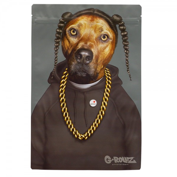 Zip sáček G-Rollz 'Rap Dog', 200x300 mm, 1 ks | box 25 ks
