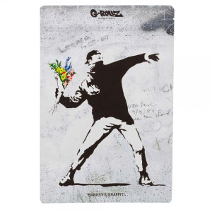 Zip sáček G-Rollz, Banksy's Graffiti 'Flower Thrower', 200x300 mm, 1 ks