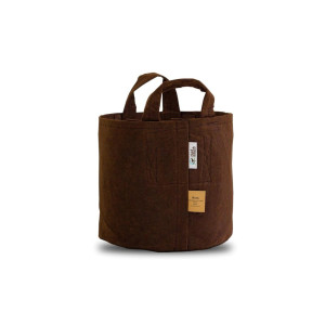 ROOT POUCH BROWN - Textilní květináč , 56l