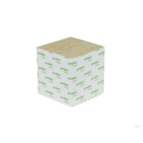 GRODAN pěstební kostka malá, 75x75x65mm, bez díry, box 384ks