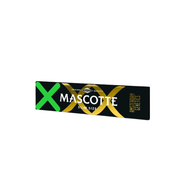 Papírky Mascotte King Size Slim, genetics, bílé, 34 ks v balení | box 50 ks