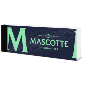 Filtry Mascotte Original Tips, papírové filtry, bílé, 35 ks v balení