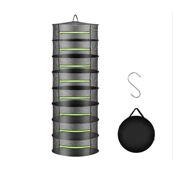 FAIRNET ZIP sušící síť se zipem 90cm, 8 pater, výška 160cm