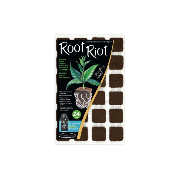 ROOT RIOT 24 Sponges Tray - sadbovací kostky vč. sadbovače