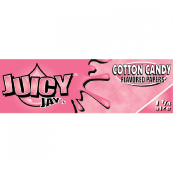 Juicy Jay's ochucené krátké papírky, Cotton candy, 32 ks v balení