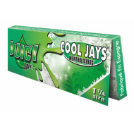 Juicy Jay's ochucené krátké papírky, Cool Menthol, 32 ks v balení
