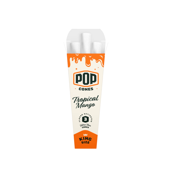 POP Cones King size, Tropical Mango, 3 ks v balení