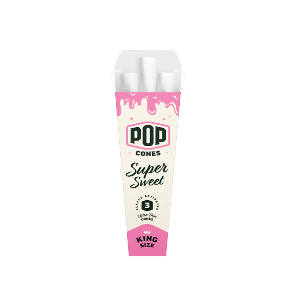 POP Cones King size, Super Sweet, 3 ks v balení