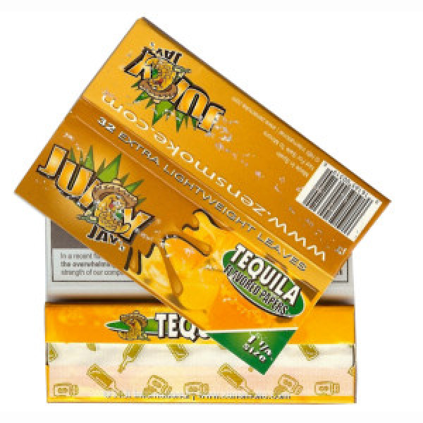Juicy Jay's ochucené krátké papírky, Tequilla, 32 ks v balení
