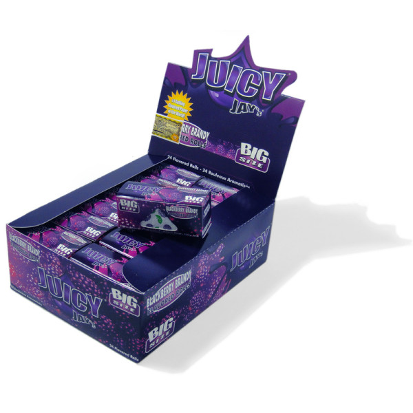 Papírky Juicy Jay's Rolls, Ostružina, 5m v balení | box 24ks