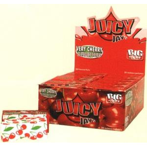 Papírky Juicy Jay's Rolls, Třešeň, 5 m v balení | box 24 ks