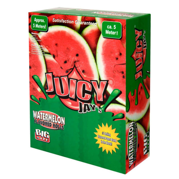 Papírky Juicy Jay's Rolls, Vodní meloun, 5m v balení | box 24ks