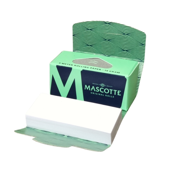 Rolovací papírky Mascotte Original Rolls Combi, bílý, 5m