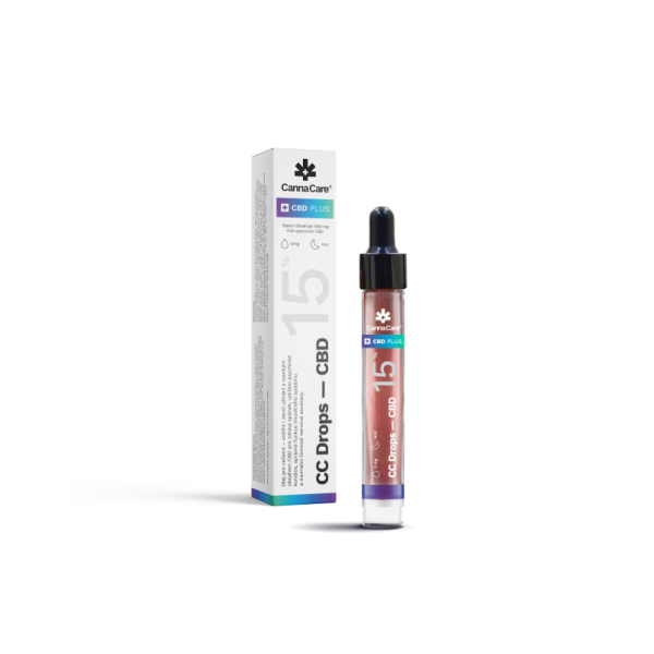 Cannacare kapky CBD 15% 7ml - PO MIN. DOBĚ SPOTŘEBY