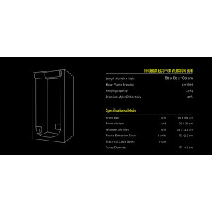 PROBOX ECOPRO 80H, 80x80x180cm