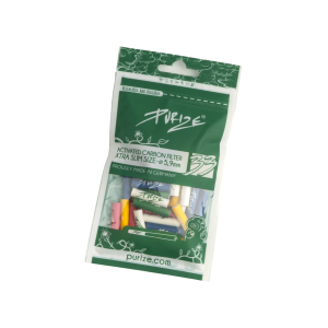 PURIZE® uhlíkové filtry - XTRA Slim Size, sáček 33 ks, mix barev