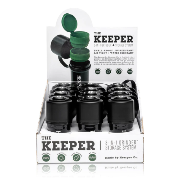 Přenoska s drtičkou - Hemper The Keeper 3v1, černá | 12 ks v balení