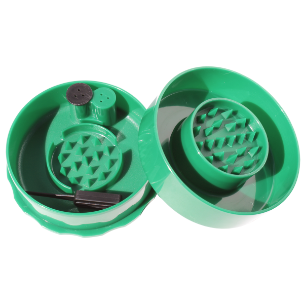 TightVac GrinderVac, podtlaková 60 ml přenoska s drtičkou, zelená