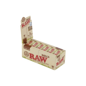 Rolovací papírky RAW ORGANIC ROLLS, 3 m v balení, 1 ks