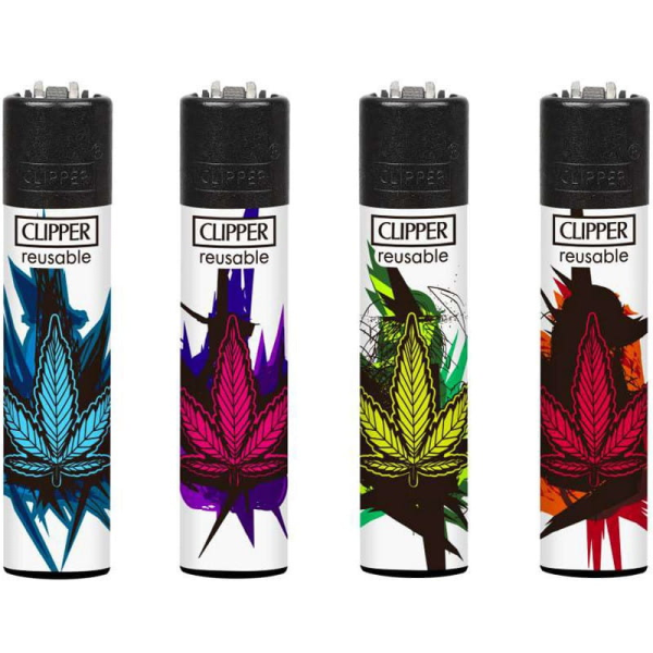 Zapalovač Clipper, Artistic Leaves, 1 ks | box 48 ks