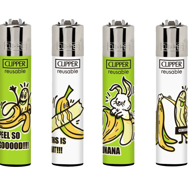 Zapalovač Clipper, Peel So Good, 1 ks | box 48 ks