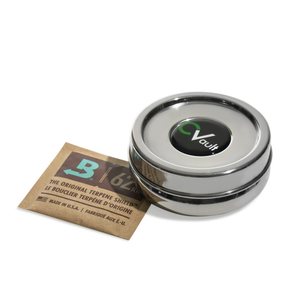 Boveda Cvault™ Twist XS - nerezová vzduchotěsná dóza, kapacita 7 g