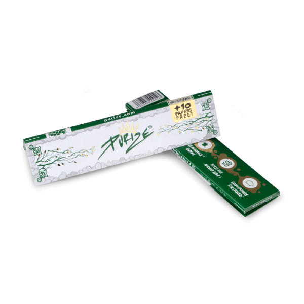 PURIZE® papírky King Size Slim, 42 ks v balení, nebělené