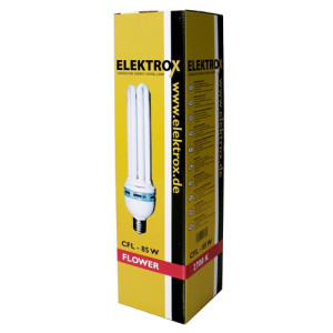 Úsporná CFL lampa ELEKTROX 85W, na květ