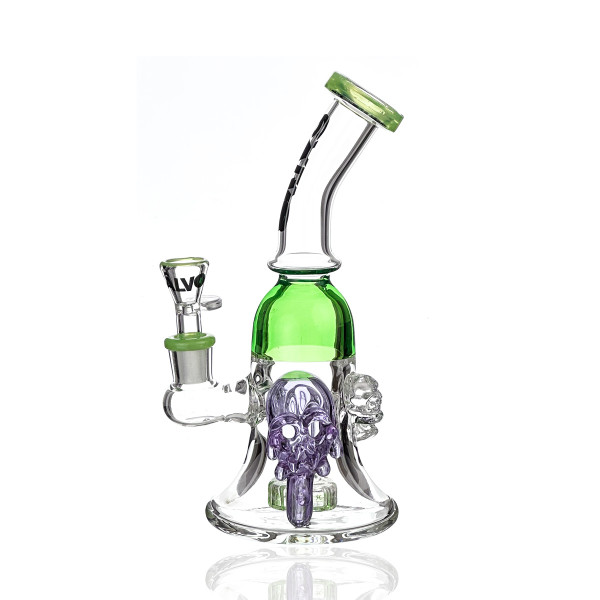 Skleněný rig CALVO Phantom, výška 21 cm, zábrus 14 mm