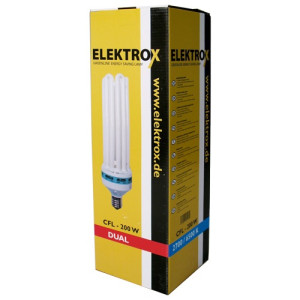 Úsporná CFL lampa ELEKTROX 200W, na růst i květ