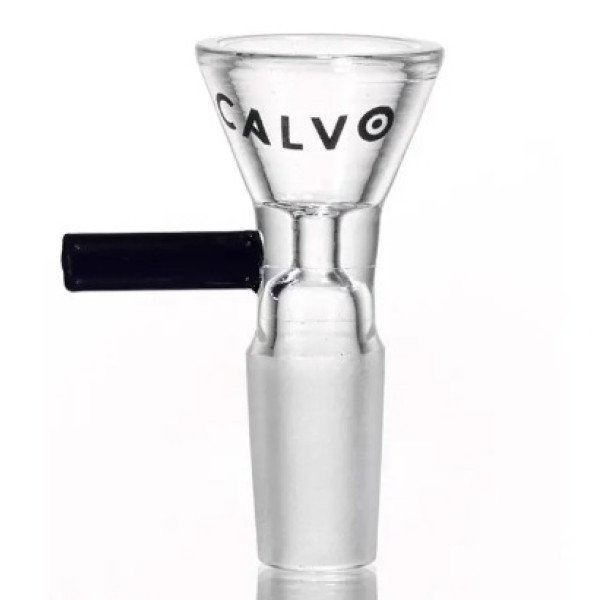 Skleněný kotlík CALVO Simple Bowl, modrý, zábrus 14 mm