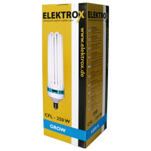 Úsporná CFL lampa ELEKTROX 250W, na růst