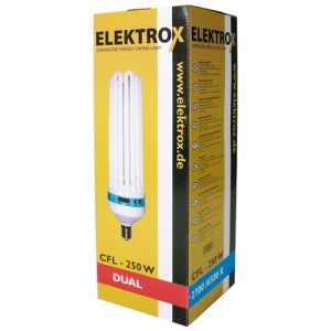 Úsporná CFL lampa ELEKTROX 250W, na růst i květ
