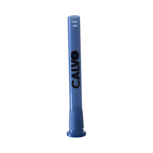 CALVO prémiový skleněný adapter, modrý, 14 cm, zábrus 14 mm