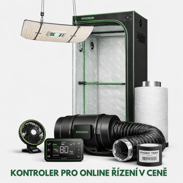 Vivosun Kit 120x60x180 PRO, AeroLight 200W Full Spectrum