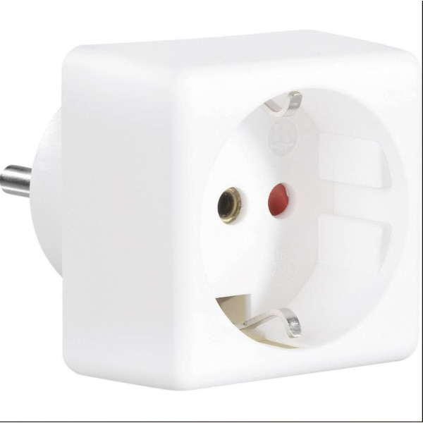 Adaptér ze zástrčky SCHUKO EU na českou zásuvku
