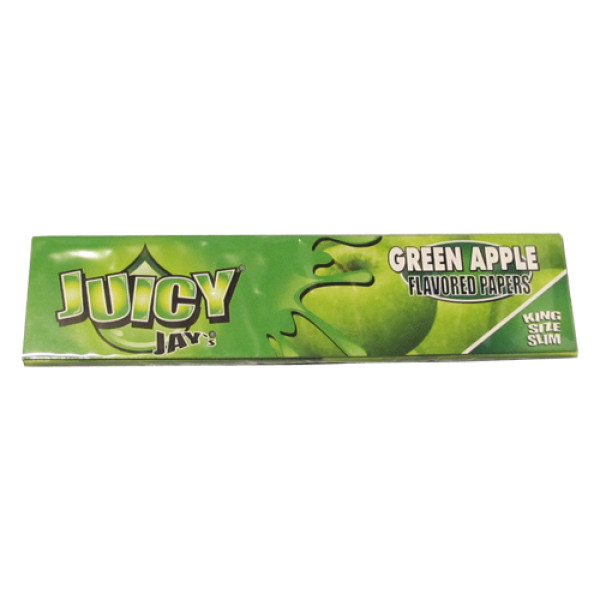 Papírky JUICY JAY'S King Size, Jablko, 32ks v balení