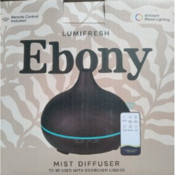LumiFresh Ebony Mist Diffuser - ultrazvukový osvěžovač vzduchu pro vůně ONA