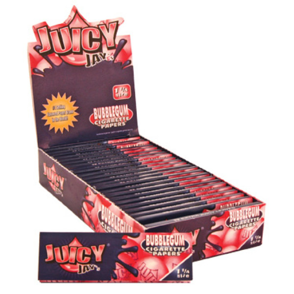 Juicy Jay's ochucené krátké papírky, Bubble Gum, 32ks v balení | box 24ks